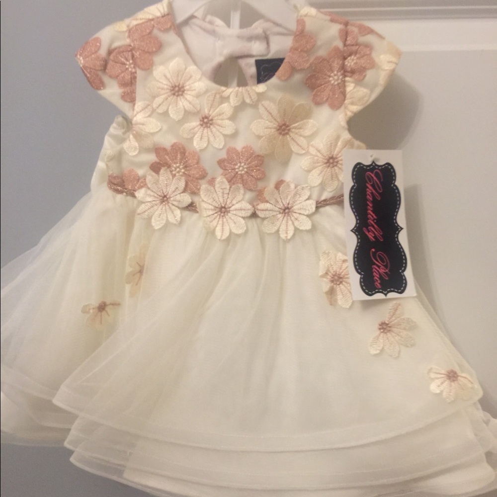 NWT Chantilly Lace 12 month dress